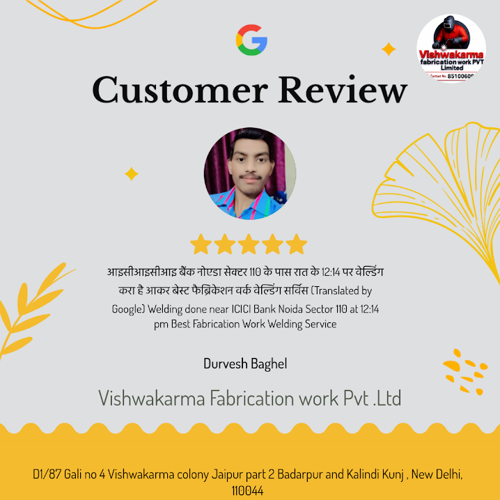 Top 5 Metal Fabrication Services in New Delhi: Why Vishwakarma Fabrication is the Best Choice