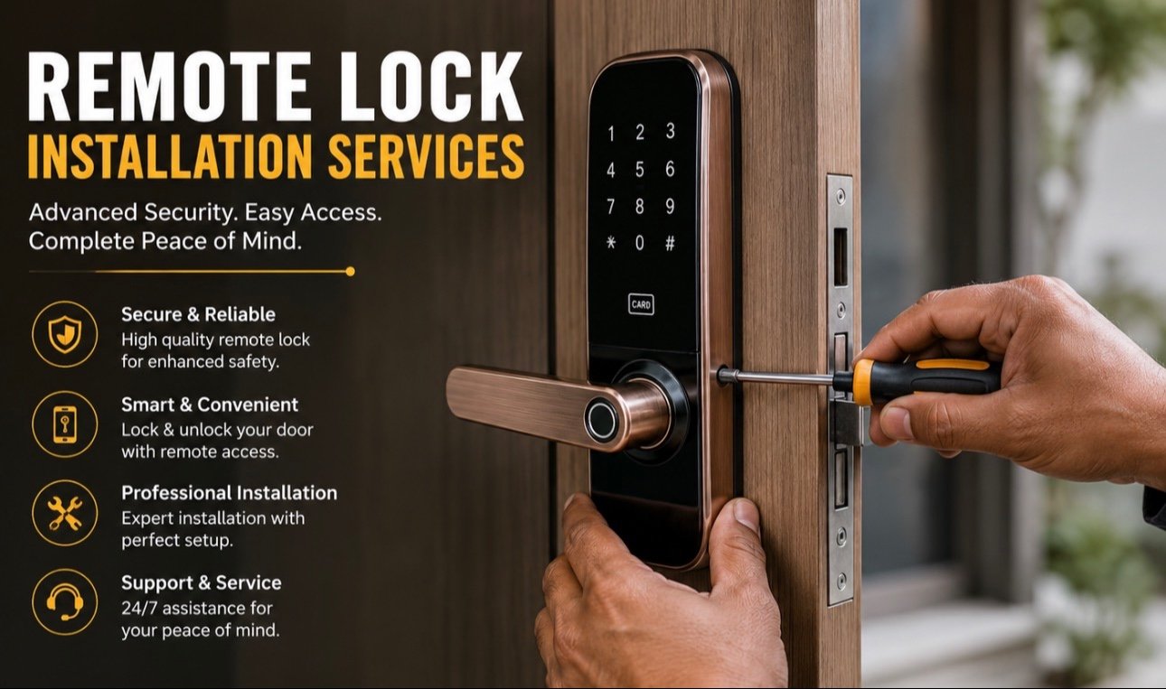 Expert Remote Door Lock Installation Services in Ashok Nagar