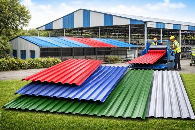 Premium Color Coated Sheets & Industrial Shed Wall Cladding Services