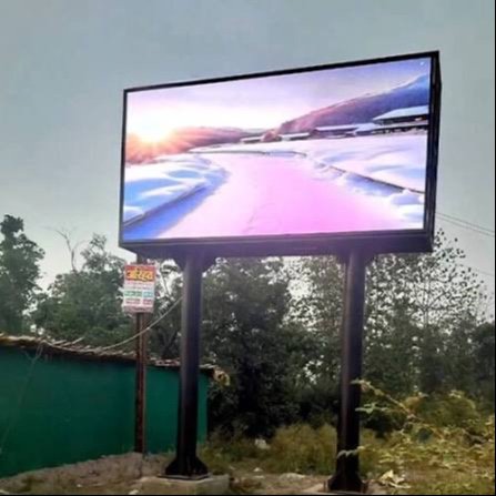 Outdoor LED Hooding Fabrication Work in Gurgaon | Unipole LED Display Solutions Delhi NCR