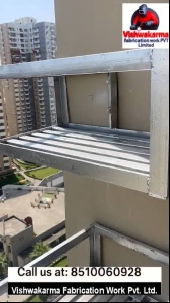 Outdoor AC Frame Stand – Heavy Duty MS Fabrication in Gurgaon Delhi NCR