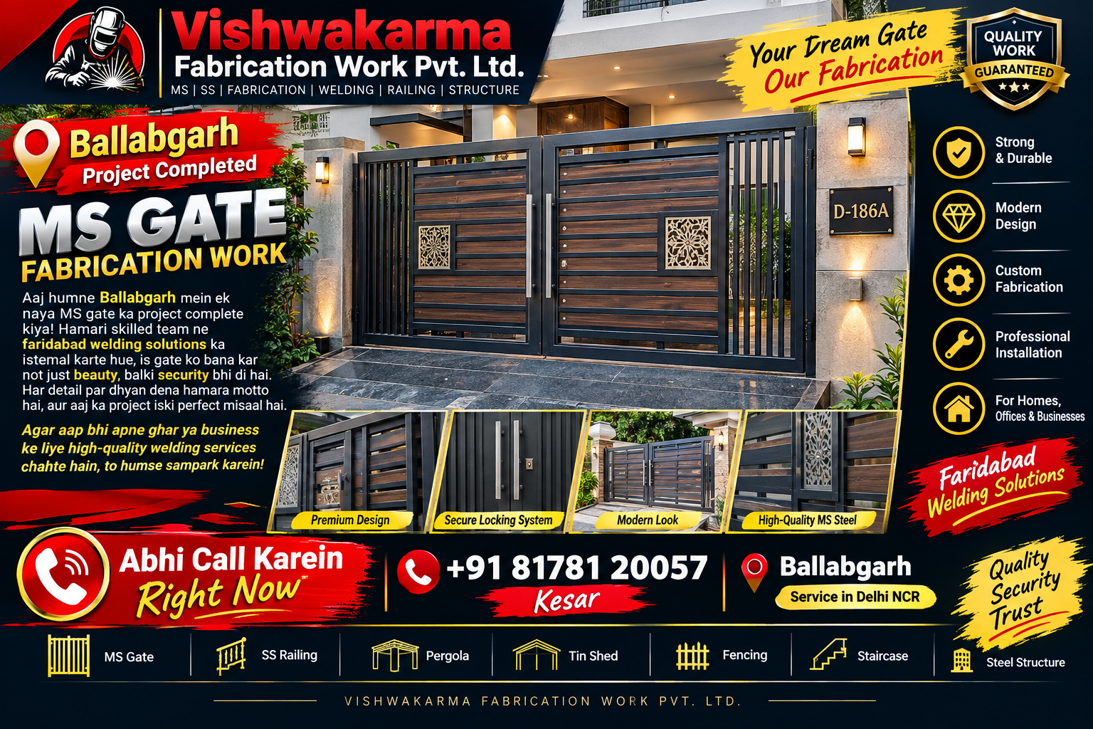 Professional Electronic Door Lock Installation in Okhla Phase 1