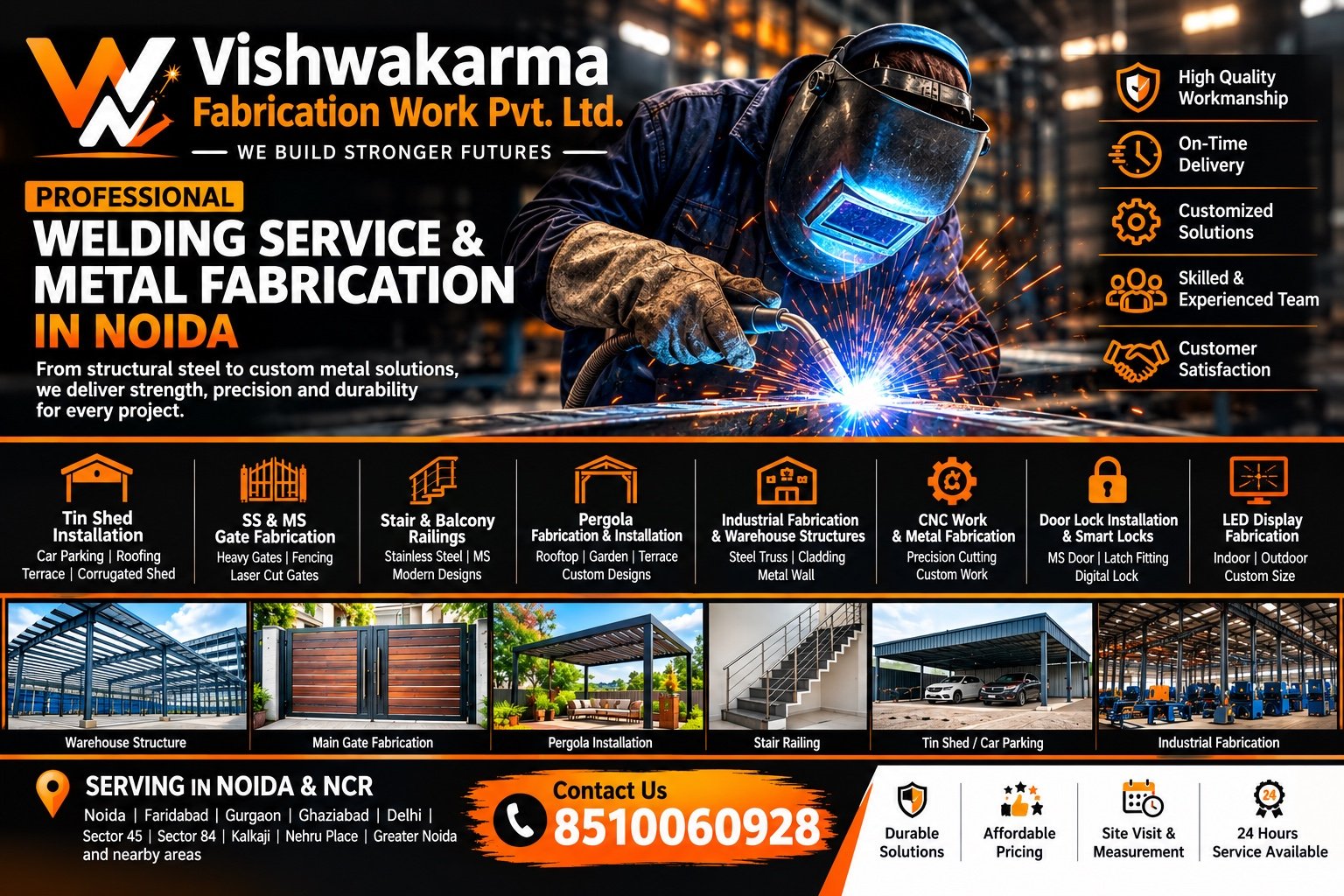 Best Welding Service & Industrial Fabrication in Noida