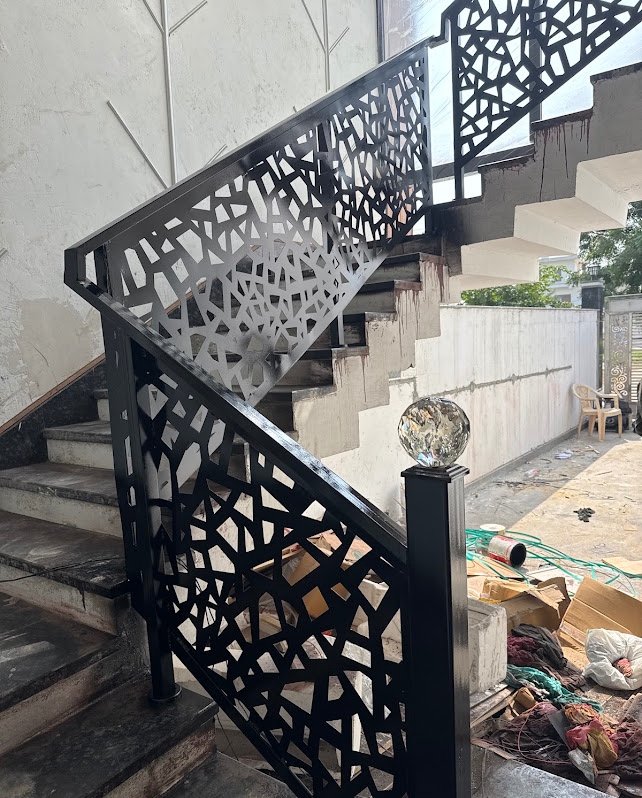 Laser Cut MS Staircase Railing in Faridabad: Project Case Study & Cost Guide