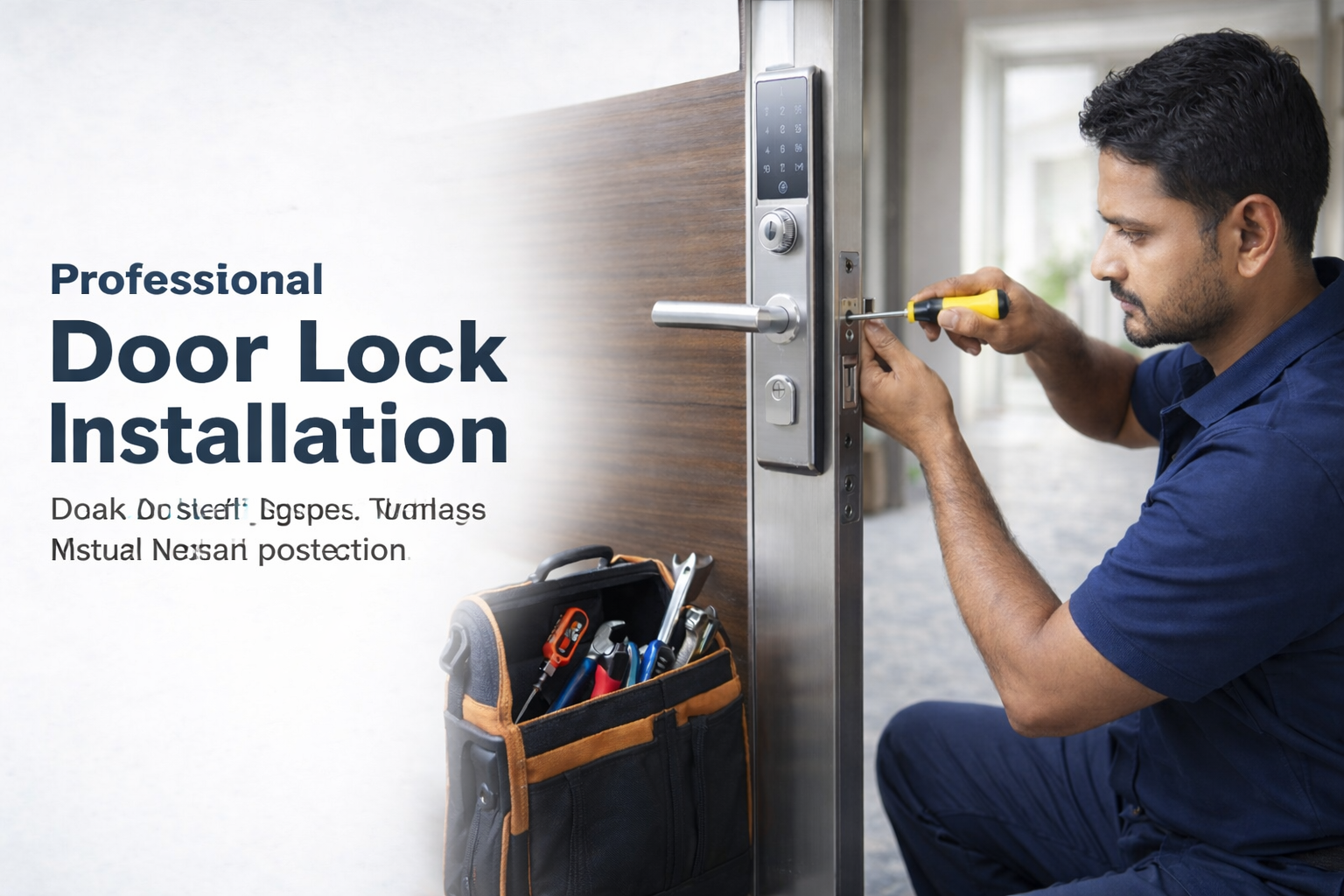 Best Door Lock Installer Service for MS Door, Wood Door & Steel Door in Delhi NCR