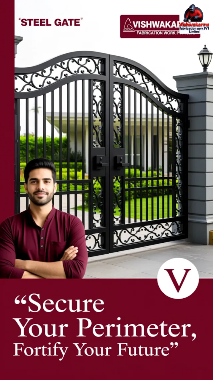 Metal Gate Fabrication in Delhi NCR – Strong & Custom Steel Gate Services