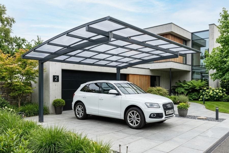 Premium Car Parking Shed Manufacturers & Fabricators in Noida